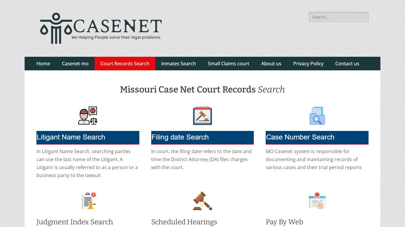 Casenet MO - 🏛 Missouri Court Case Net